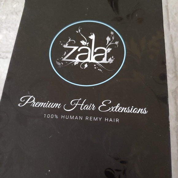 Zala Premium Clip In Hair Extensions 100% Human Hair Dark Brown 12” - Picture 2 of 13